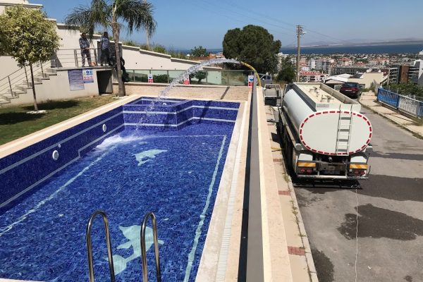 tankerle havuz dolumu